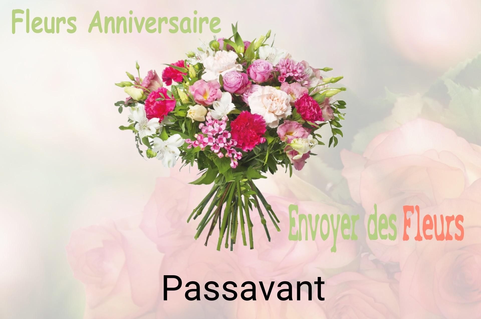 Bouquet de fleurs d’anniversaire livré à Passavant